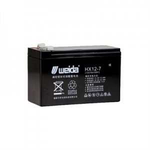 WEIDA HX12-7 12V Series Valve Controlled Sealed Lead Acid Storage Maintenance-free Battery