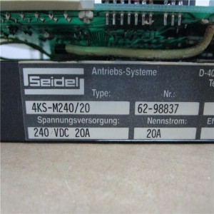 In Stock SEIDEL-4KS-M24020 PLC DCS MODULE