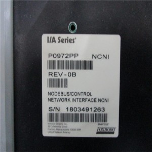 In Stock FOXBORO-P0972PP-NCNI PLC DCS MODULE