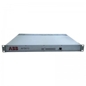 ABB AFS670 19 AFS670-EREEDDDSSEEEEEEEPZYX05.1.00 Management Switch