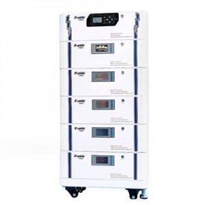 WEIDA Modular intelligent and safe stacked lithium iron phosphate home energy storage battery