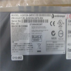 In Stock FOXBORO-ENTERASYS-A2H124-24FX PLC DCS MODULE