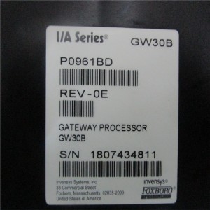 In Stock FOXBORO P0961BD-GW30B PLC DCS Module